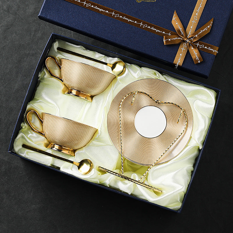 Gold Luxury Tea Cup Set