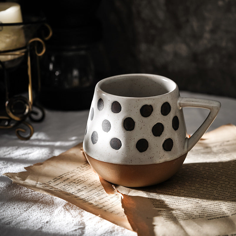 Hand painted Geometric Ceramic Mug