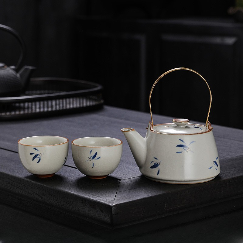 Oriental Elegance Porcelain Tea Set