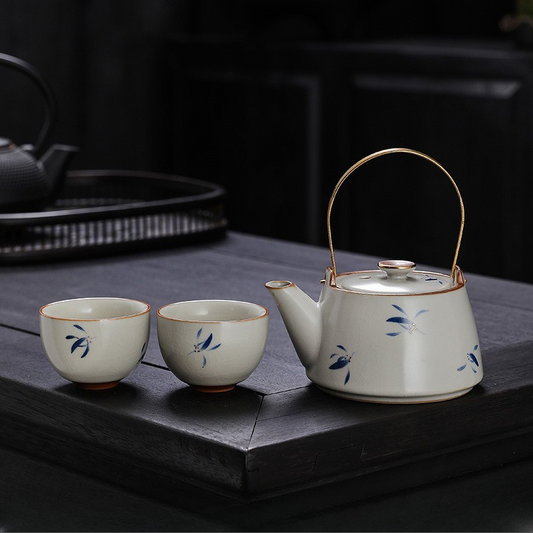 Oriental Elegance Porcelain Tea Set