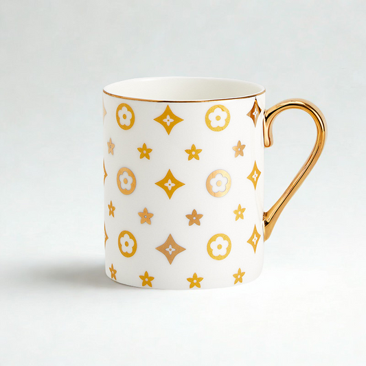 Elegant Gold Rim Mug