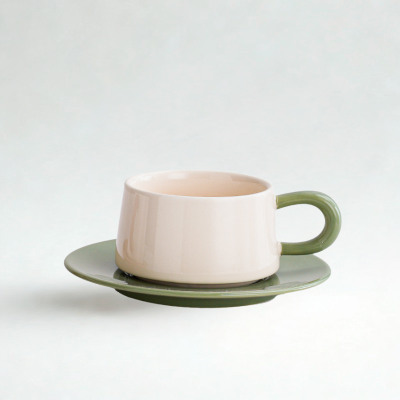Minimalist Creamy Ceramic Cup