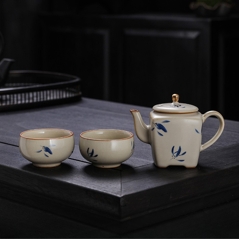 Oriental Elegance Porcelain Tea Set