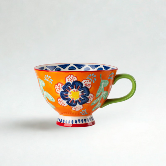 Vintage Floral Tea Cup